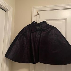Girls purple iridescent cape